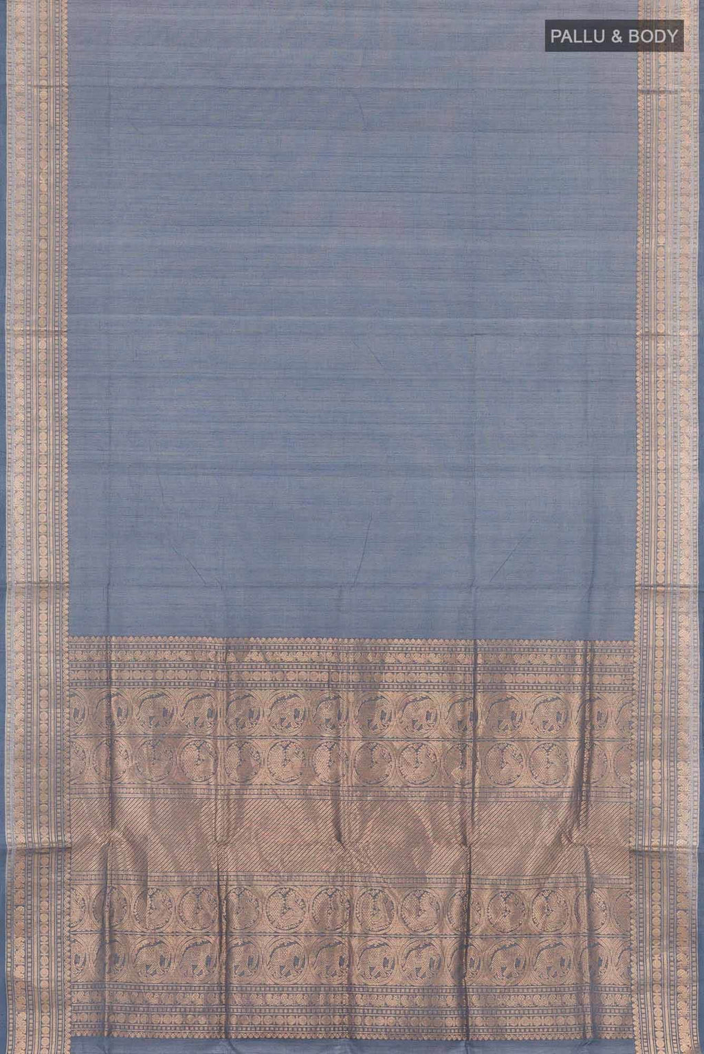 Blue Coimbatore Cotton Saree