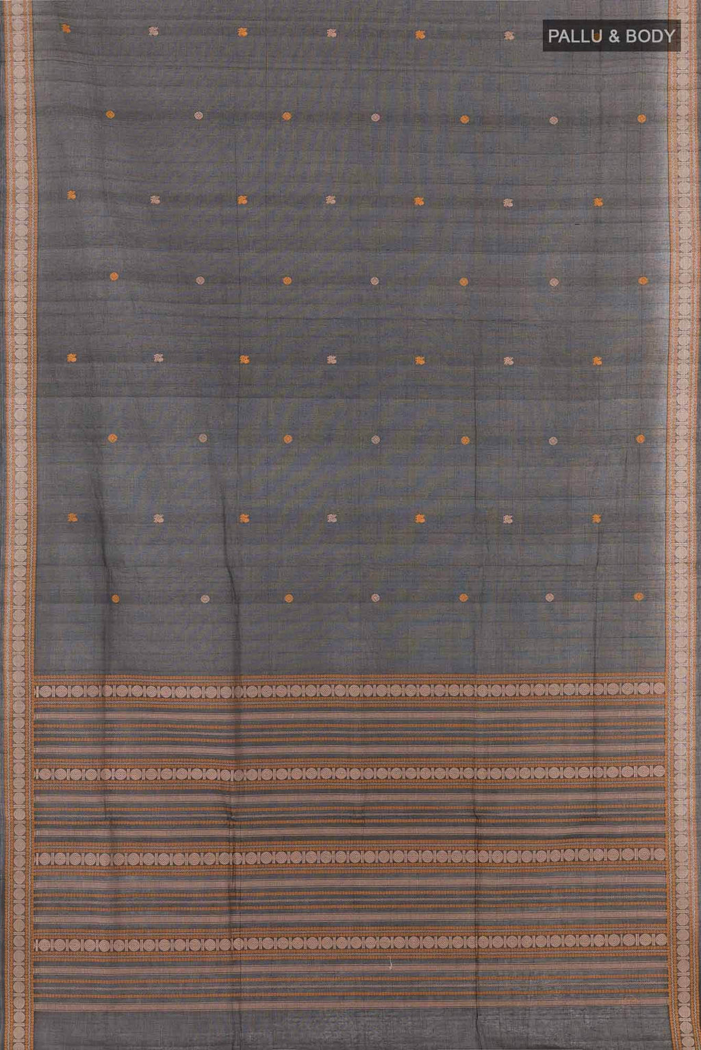 Black Coimbatore Cotton Saree