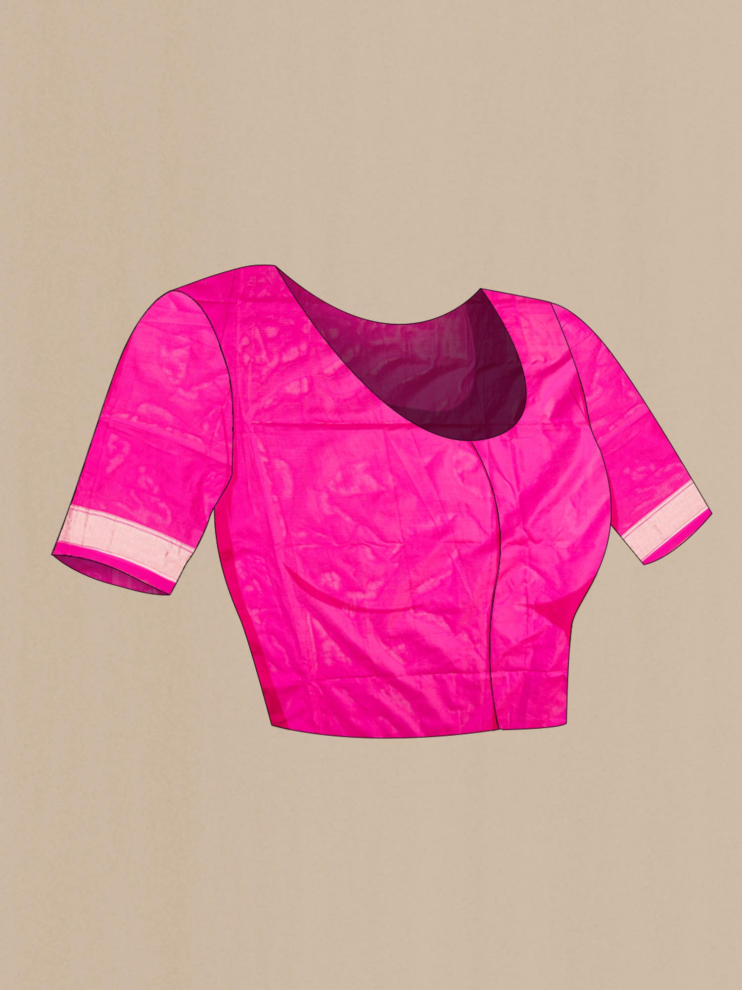 Pink Banarasi Silk Saree