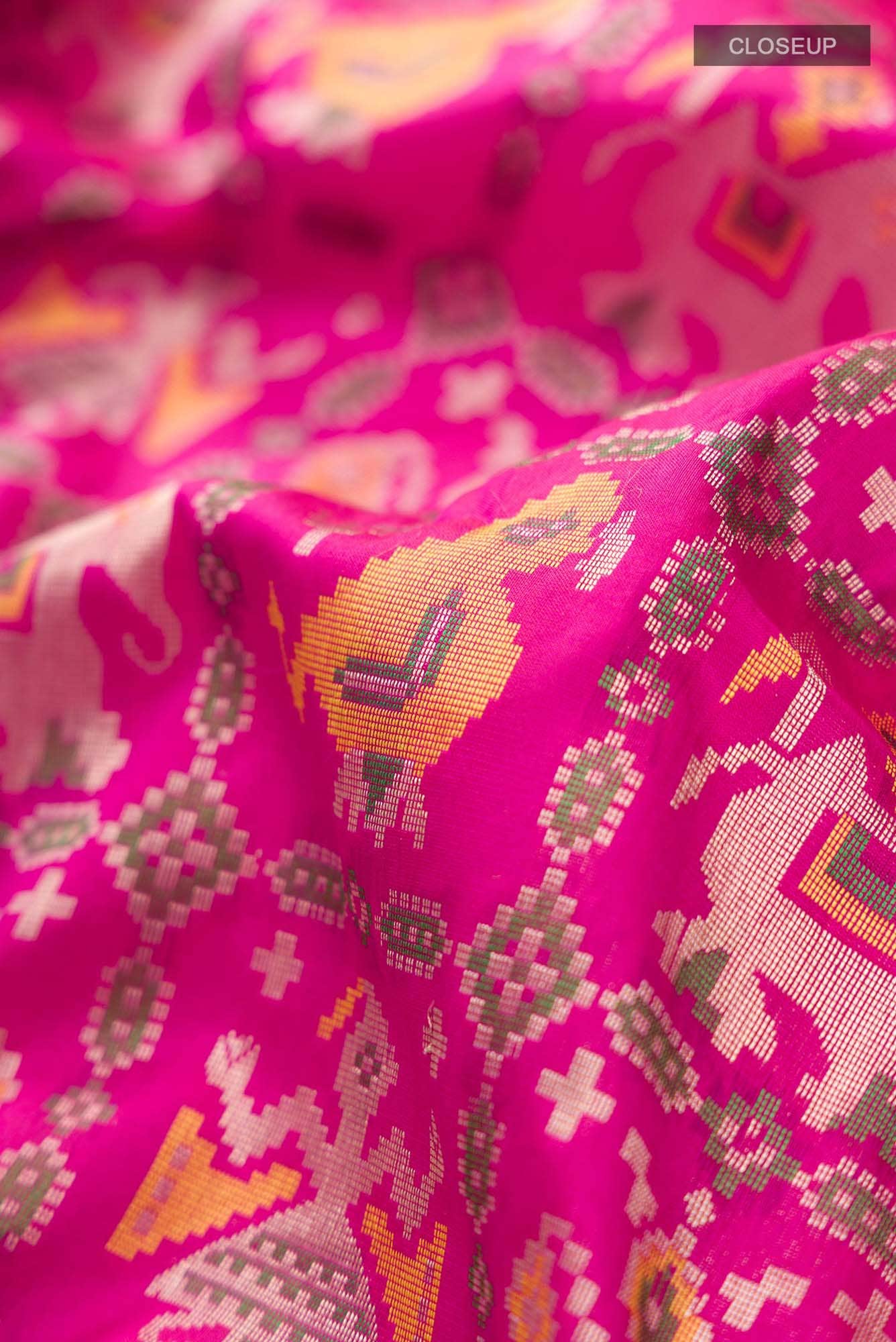 Pink Banarasi Silk Saree