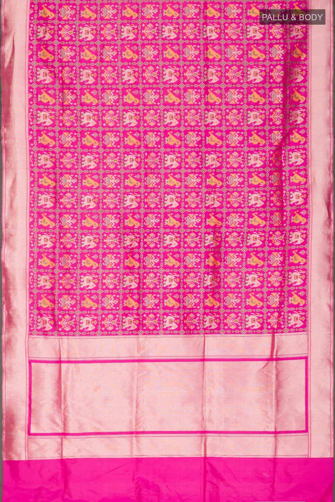 Pink Banarasi Silk Saree