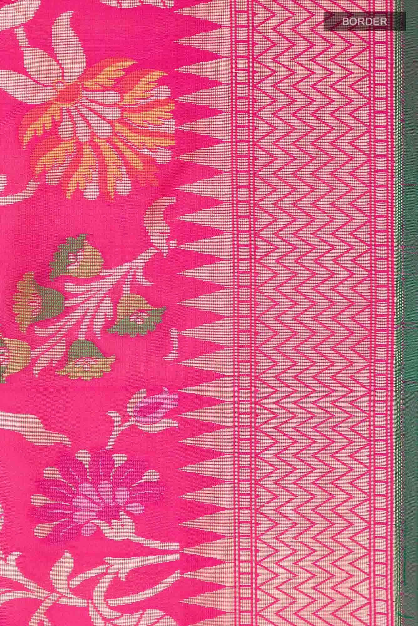 Pink Banarasi Saree