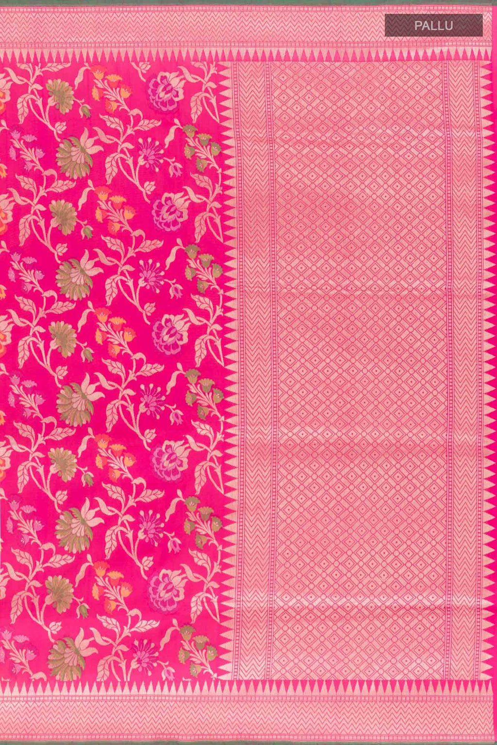 Pink Banarasi Saree
