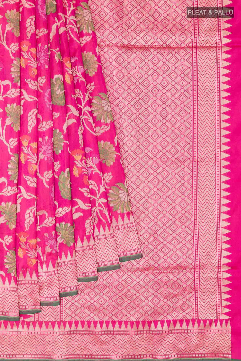 Pink Banarasi Saree