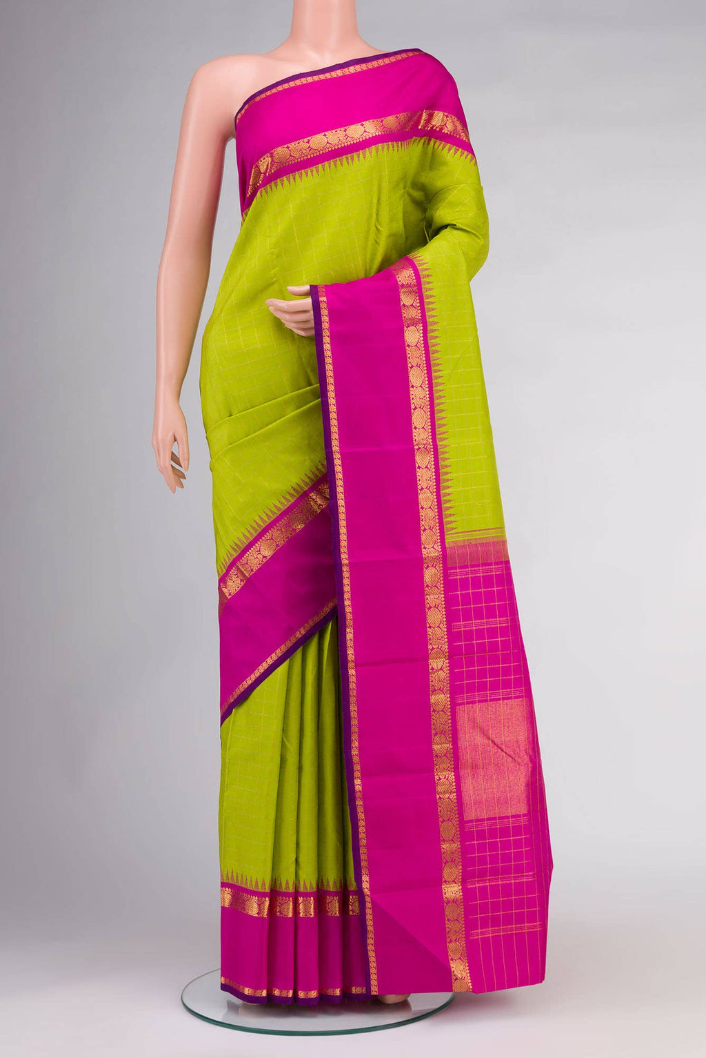 Green Kanchipuram Silk Saree