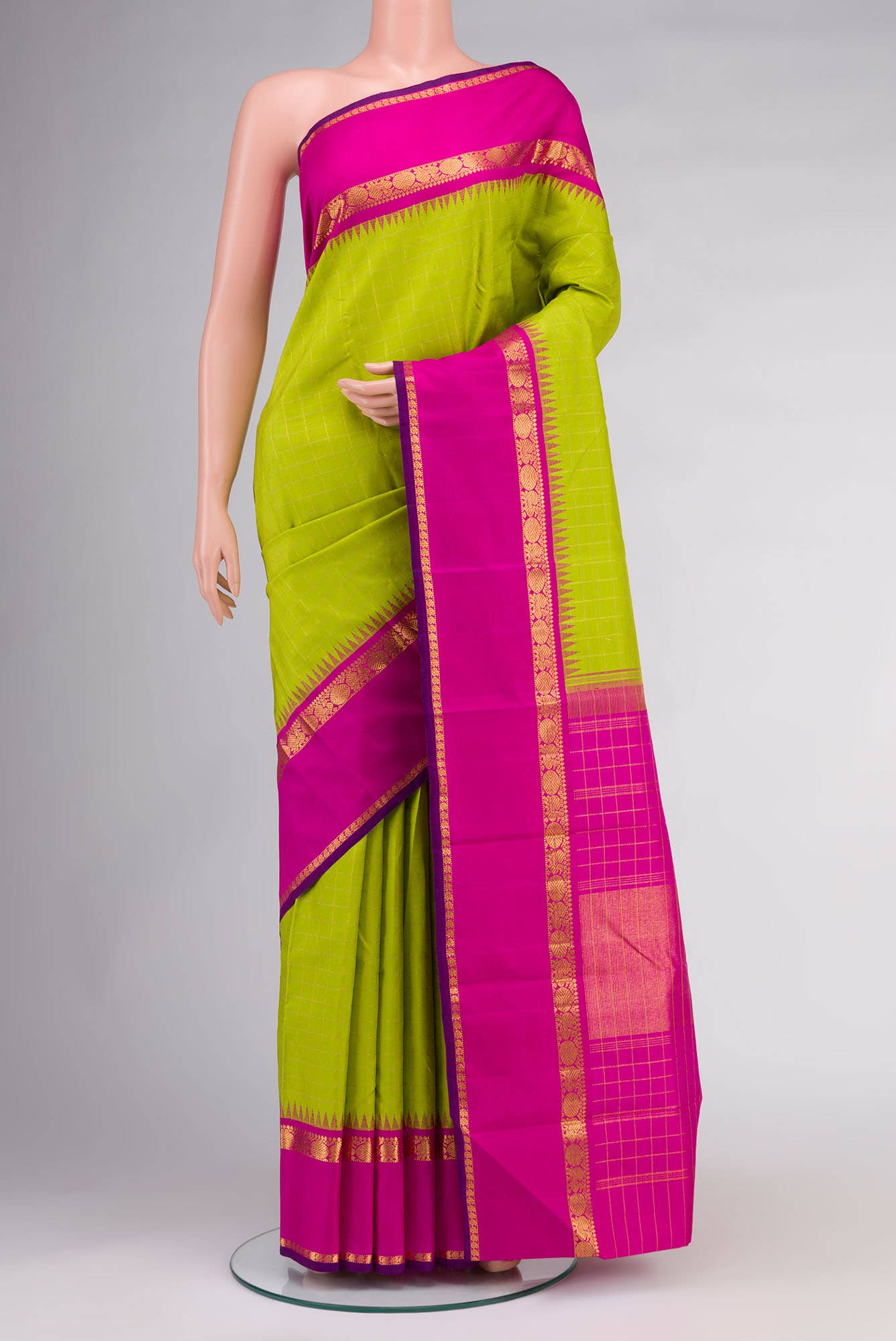 Green Kanchipuram Silk Saree