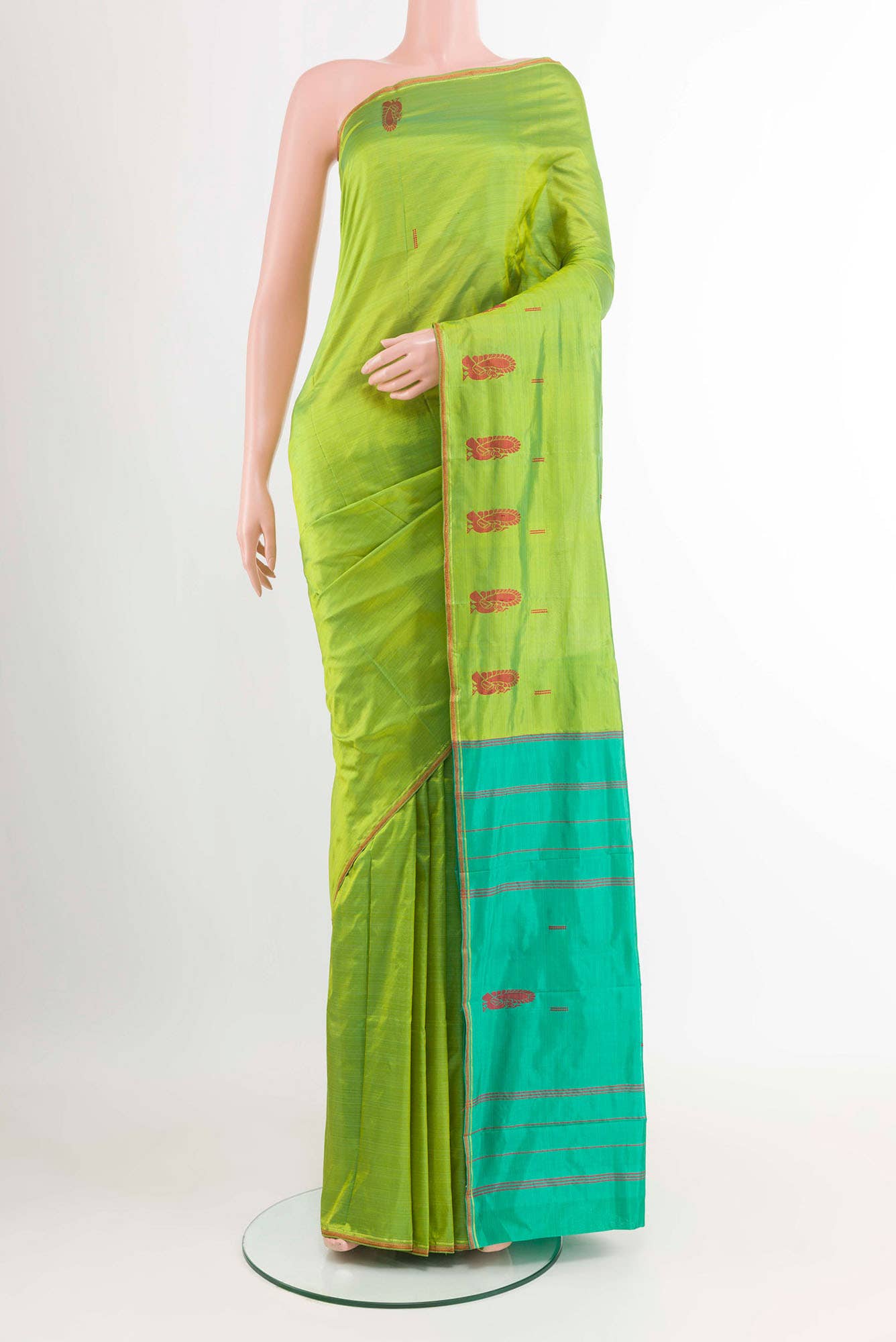 Green Kanchipuram Silk Saree