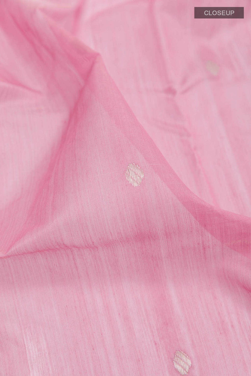 Pink Blended Chanderi Silk Cotton Saree