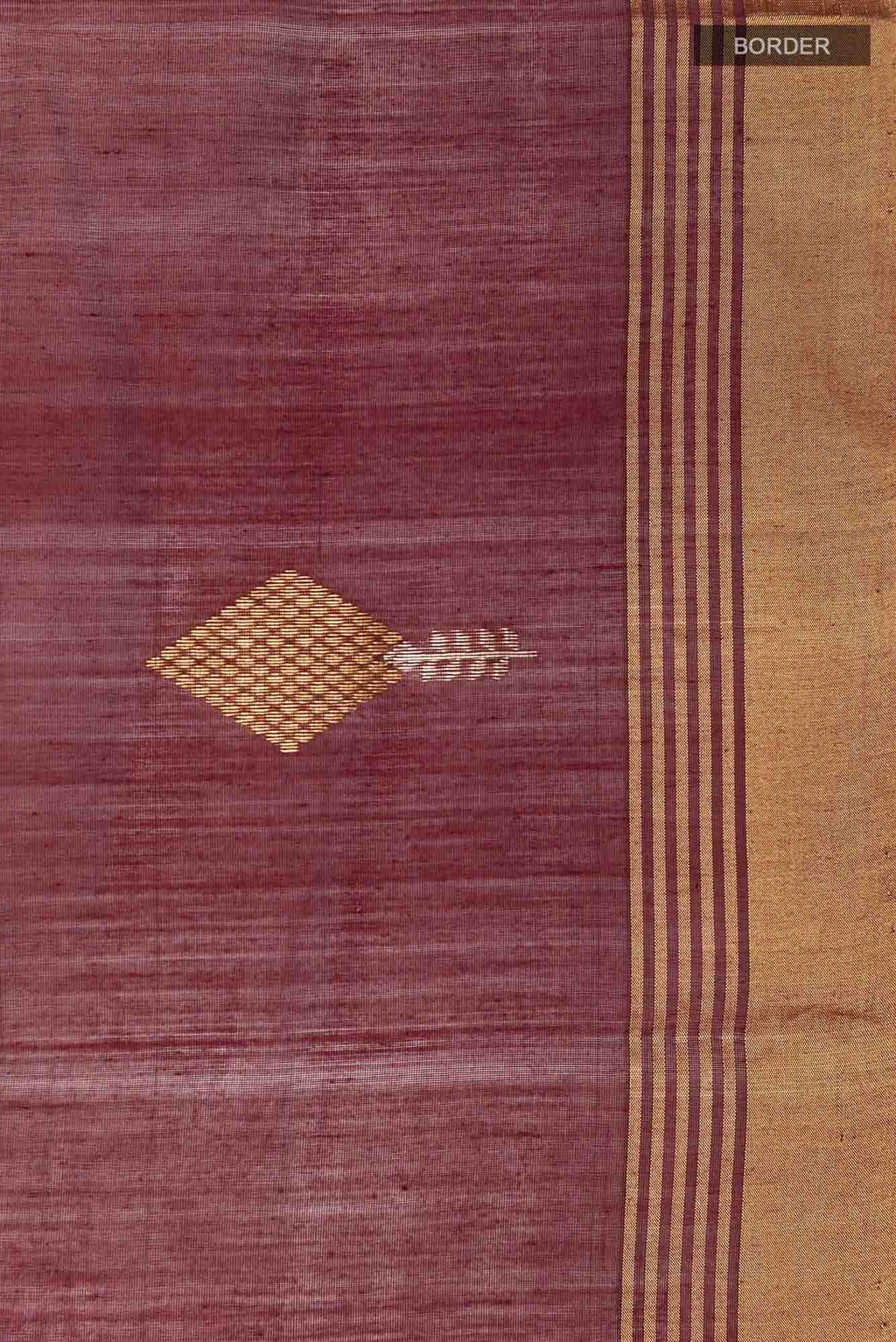 Maroon Blended Chanderi Silk Cotton Saree