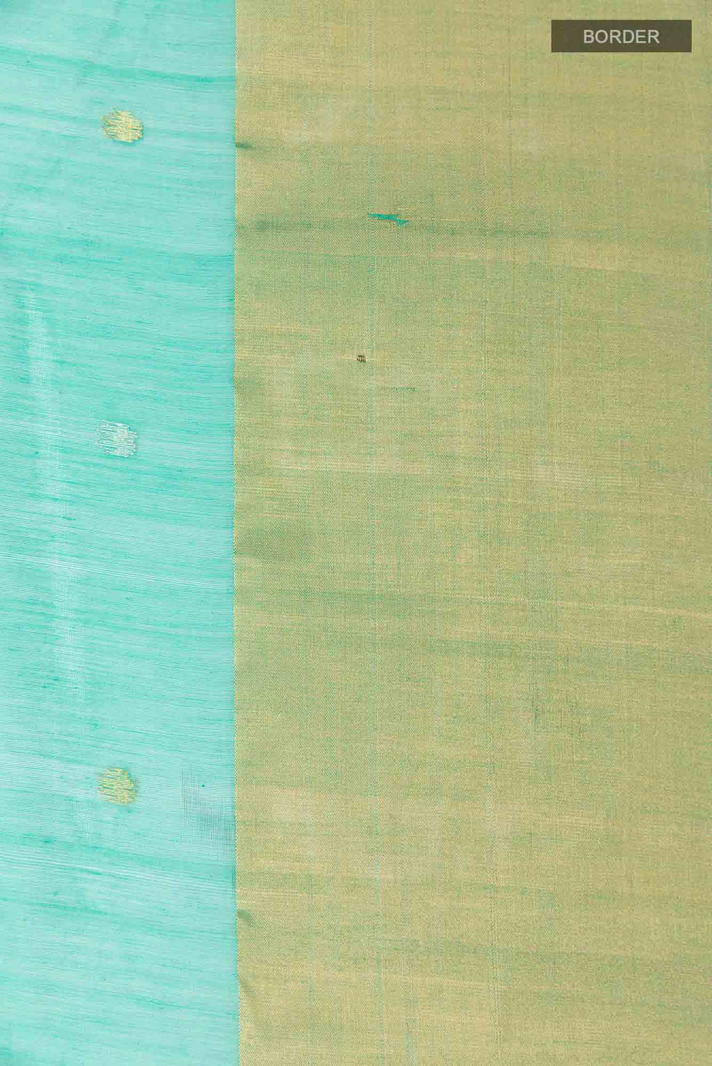 Sea Green Blended Chanderi Silk Cotton Saree
