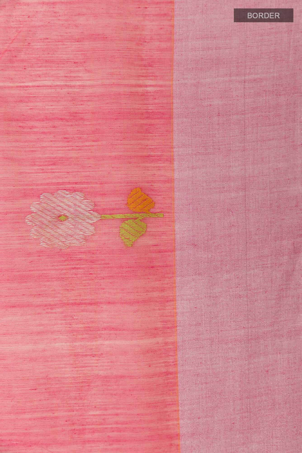 Pink Blended Chanderi Silk Cotton Saree