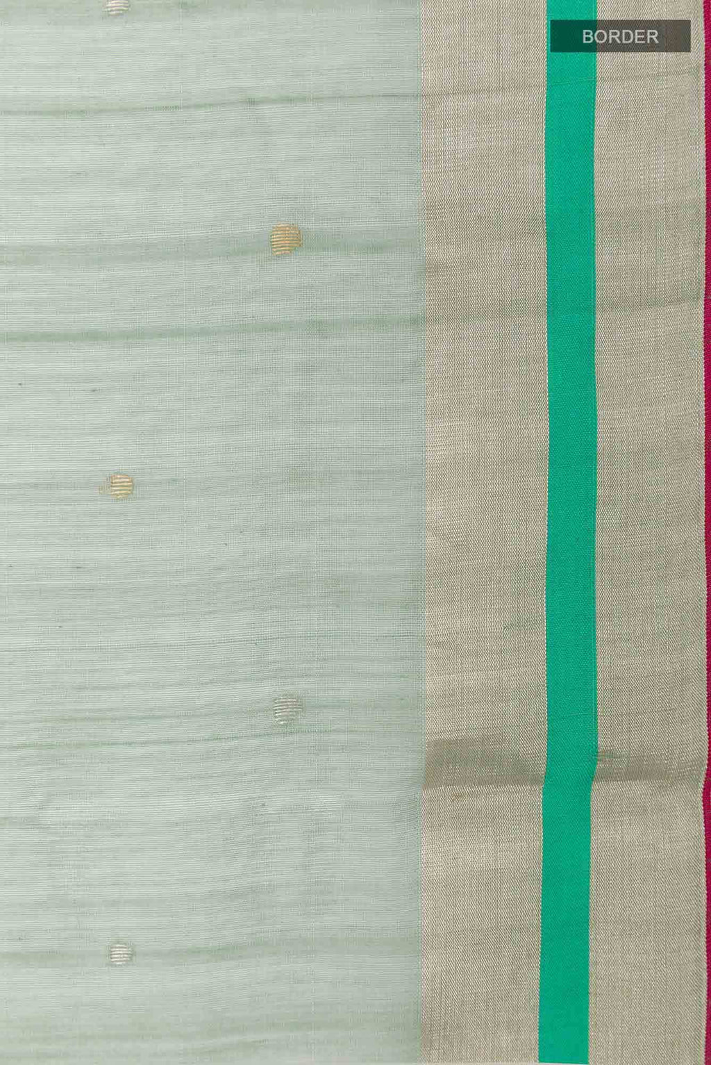 Mint Green Blended Chanderi Silk Cotton Saree
