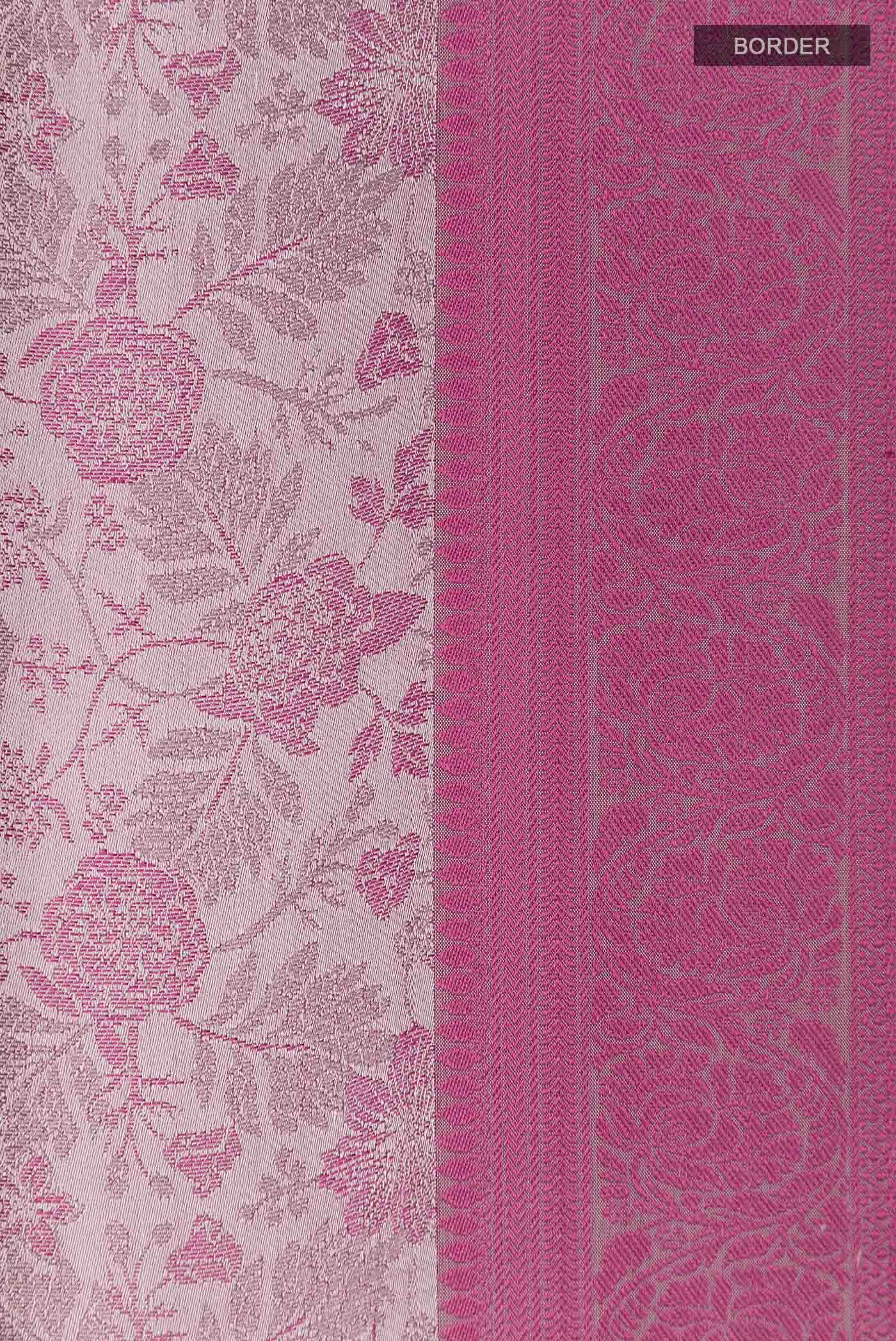 Grey Soft Silk Saree