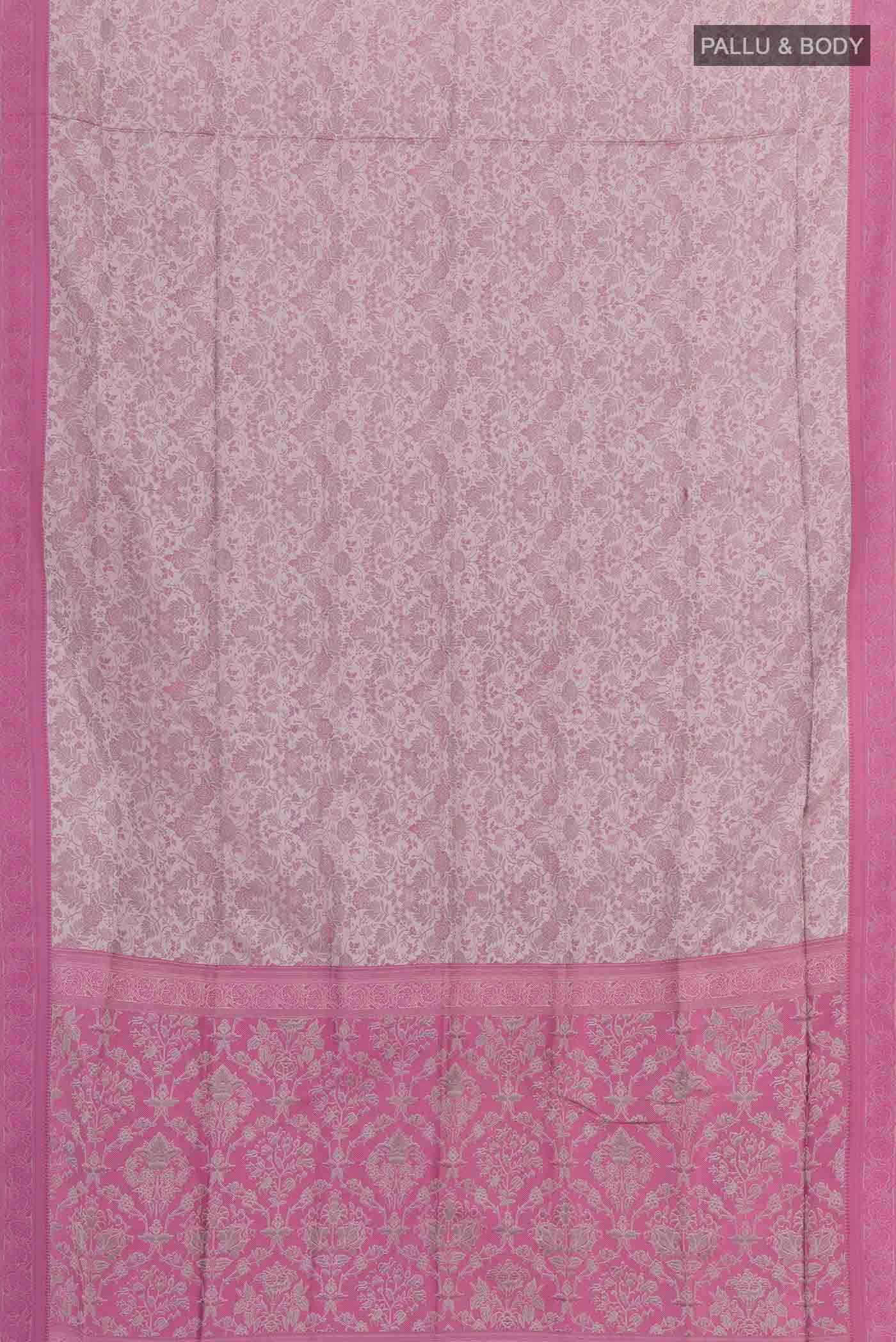 Grey Soft Silk Saree