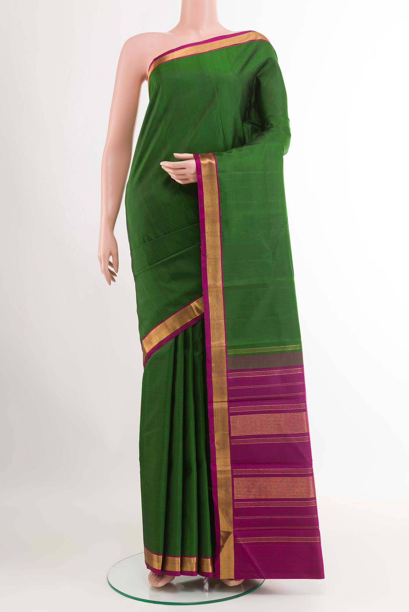 Green Kanchipuram Silk Saree
