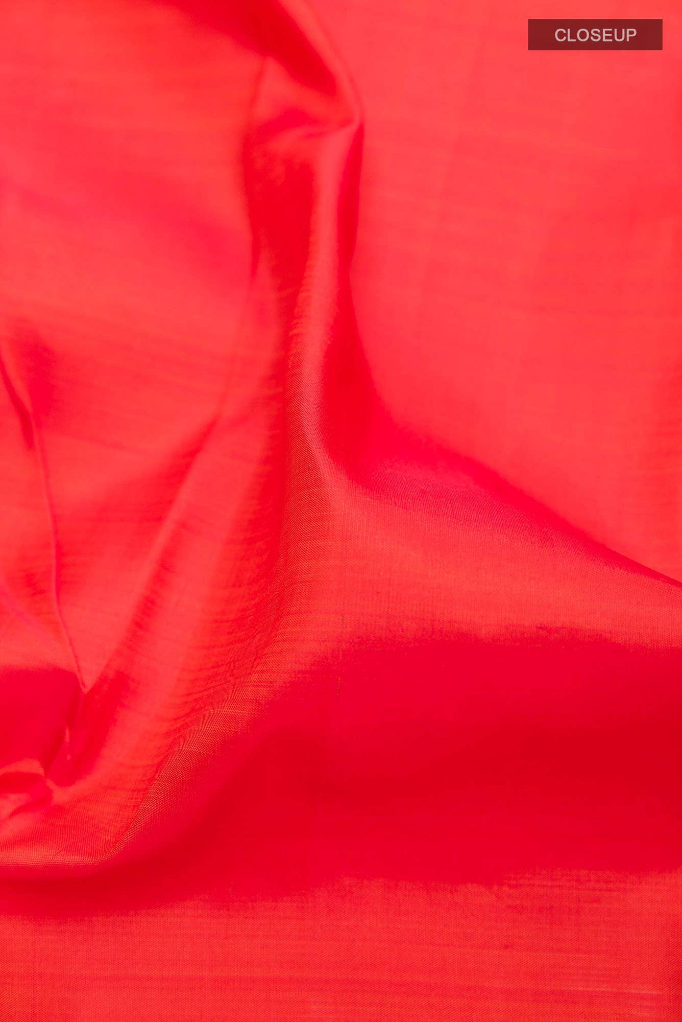 Orange Kanchipuram Silk Saree
