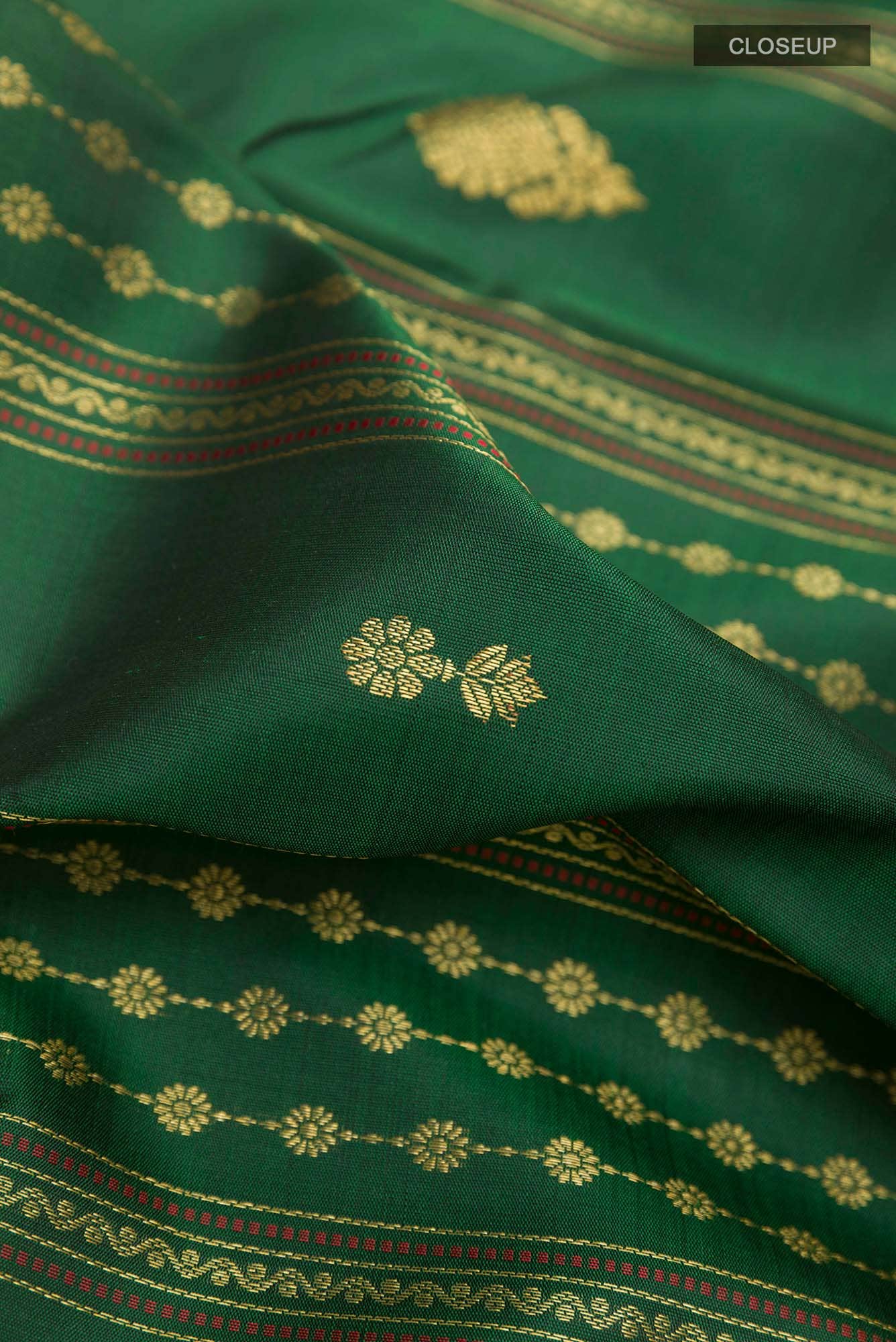 Green Kanchipuram Silk Saree