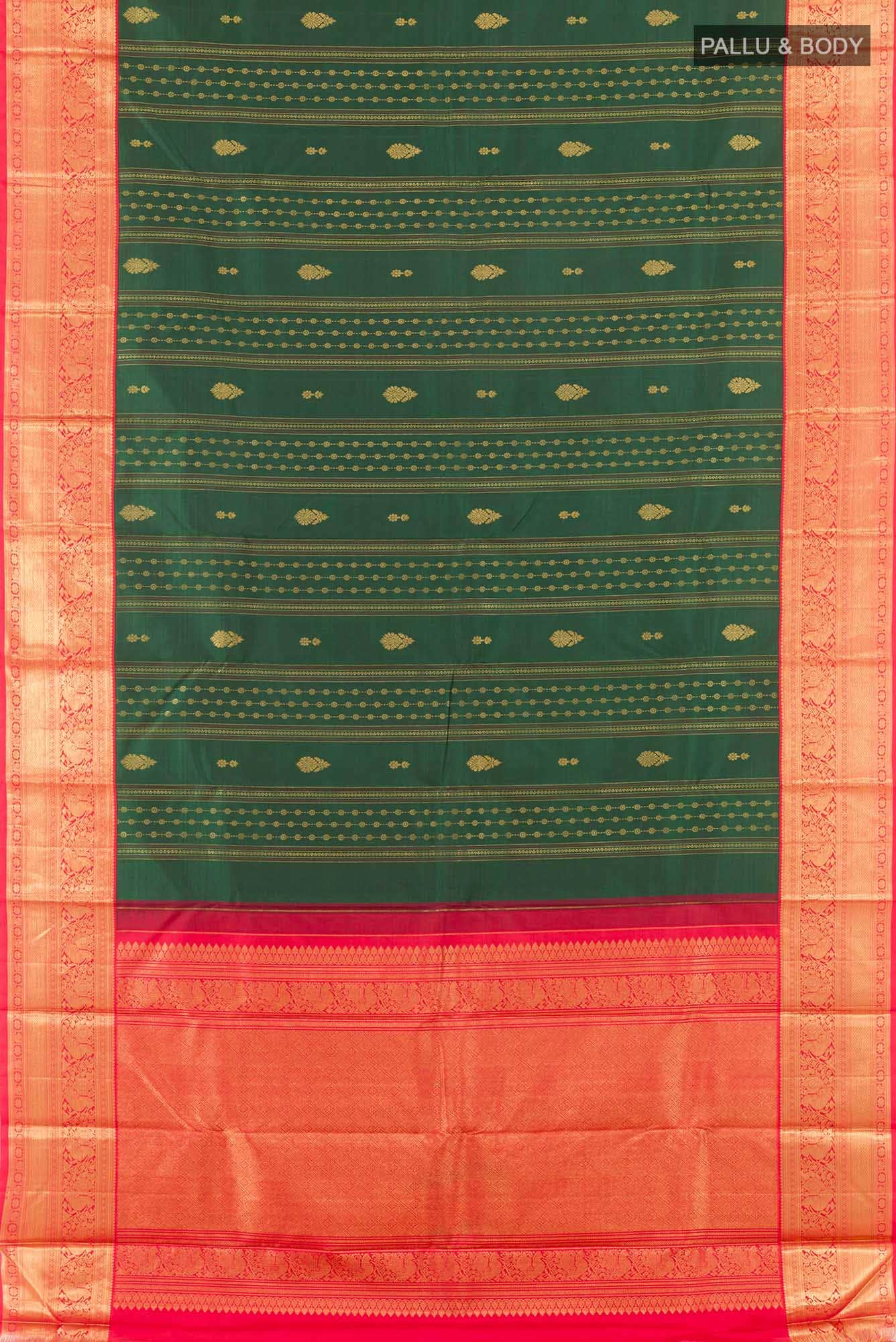Green Kanchipuram Silk Saree