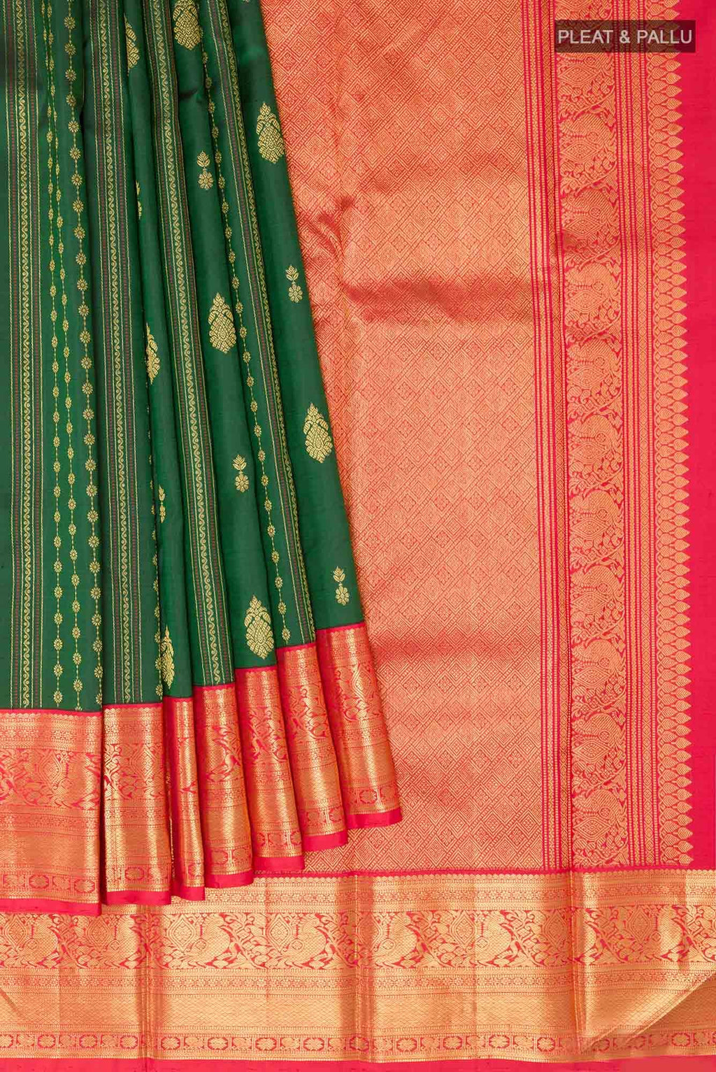 Green Kanchipuram Silk Saree