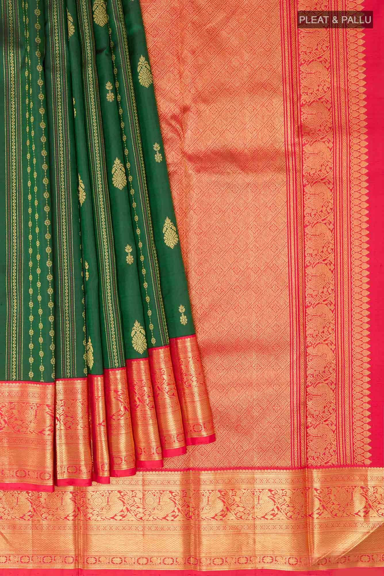 Green Kanchipuram Silk Saree