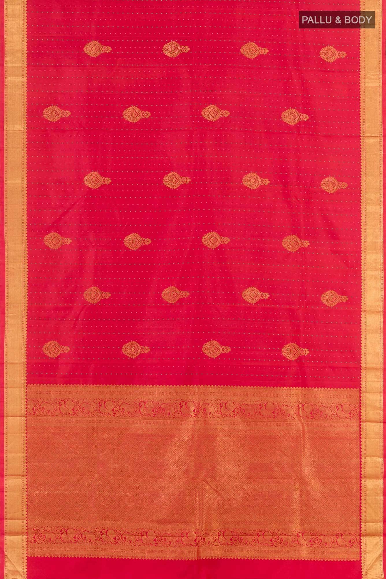 Red Kanchipuram Silk Saree