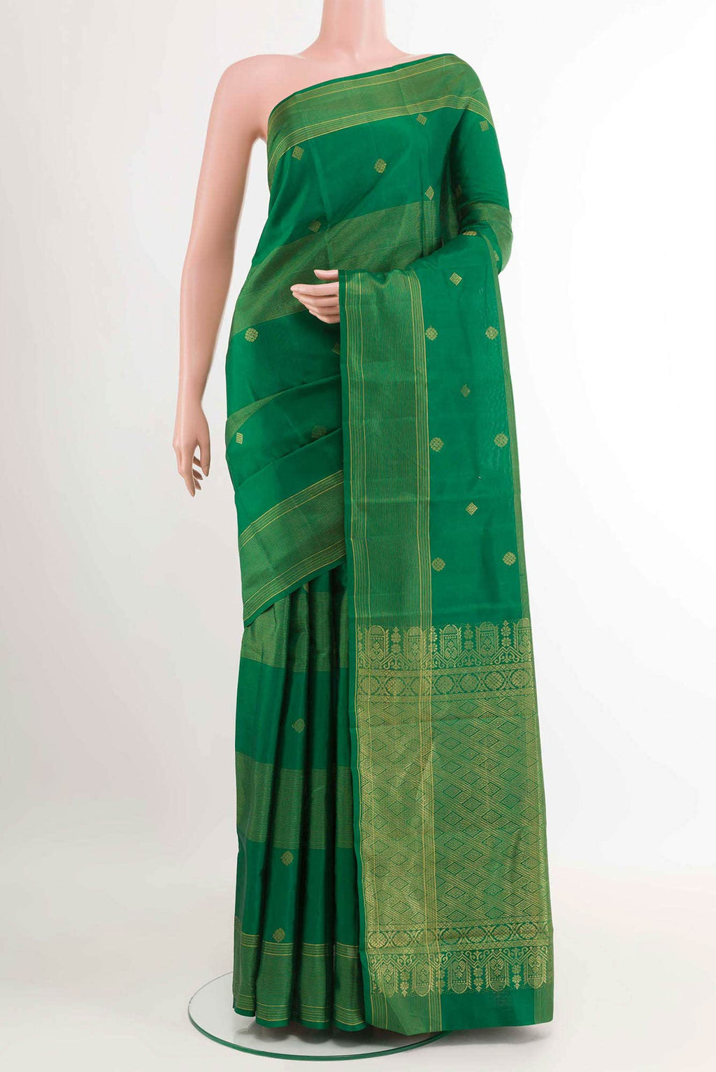 Green Kanchipuram Silk Saree