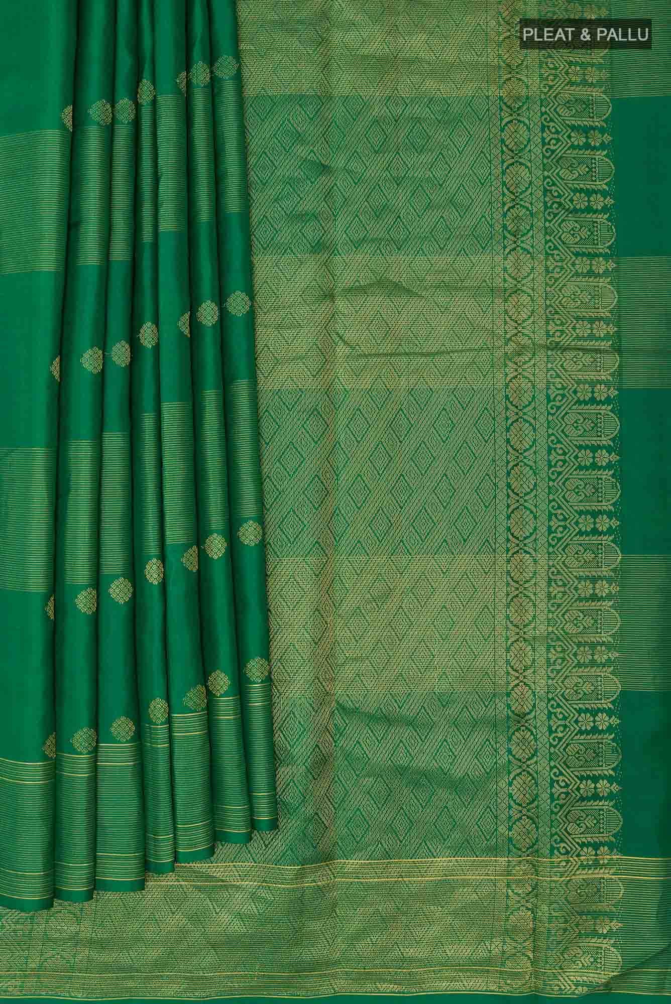 Green Kanchipuram Silk Saree