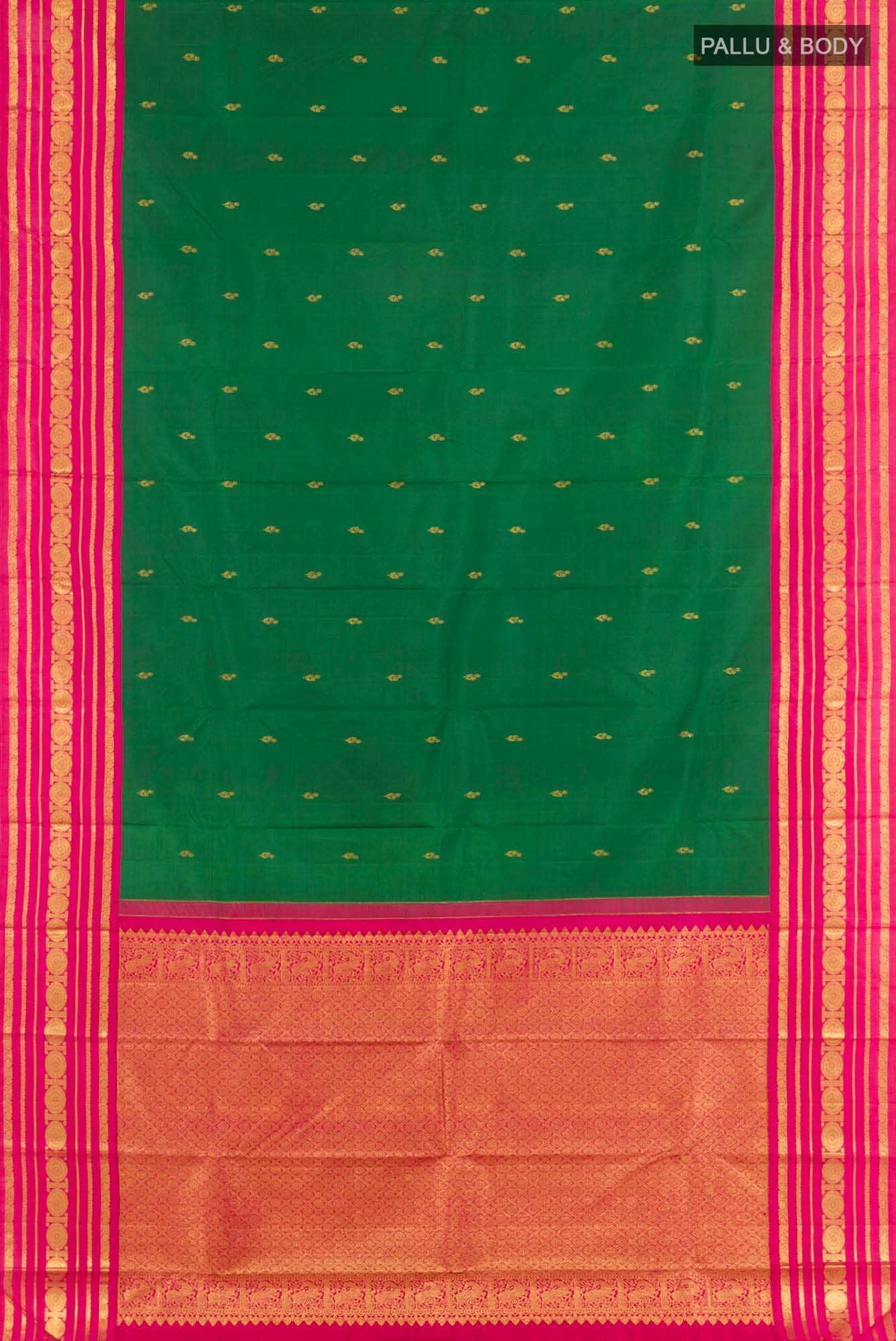Green Kanchipuram Silk Saree