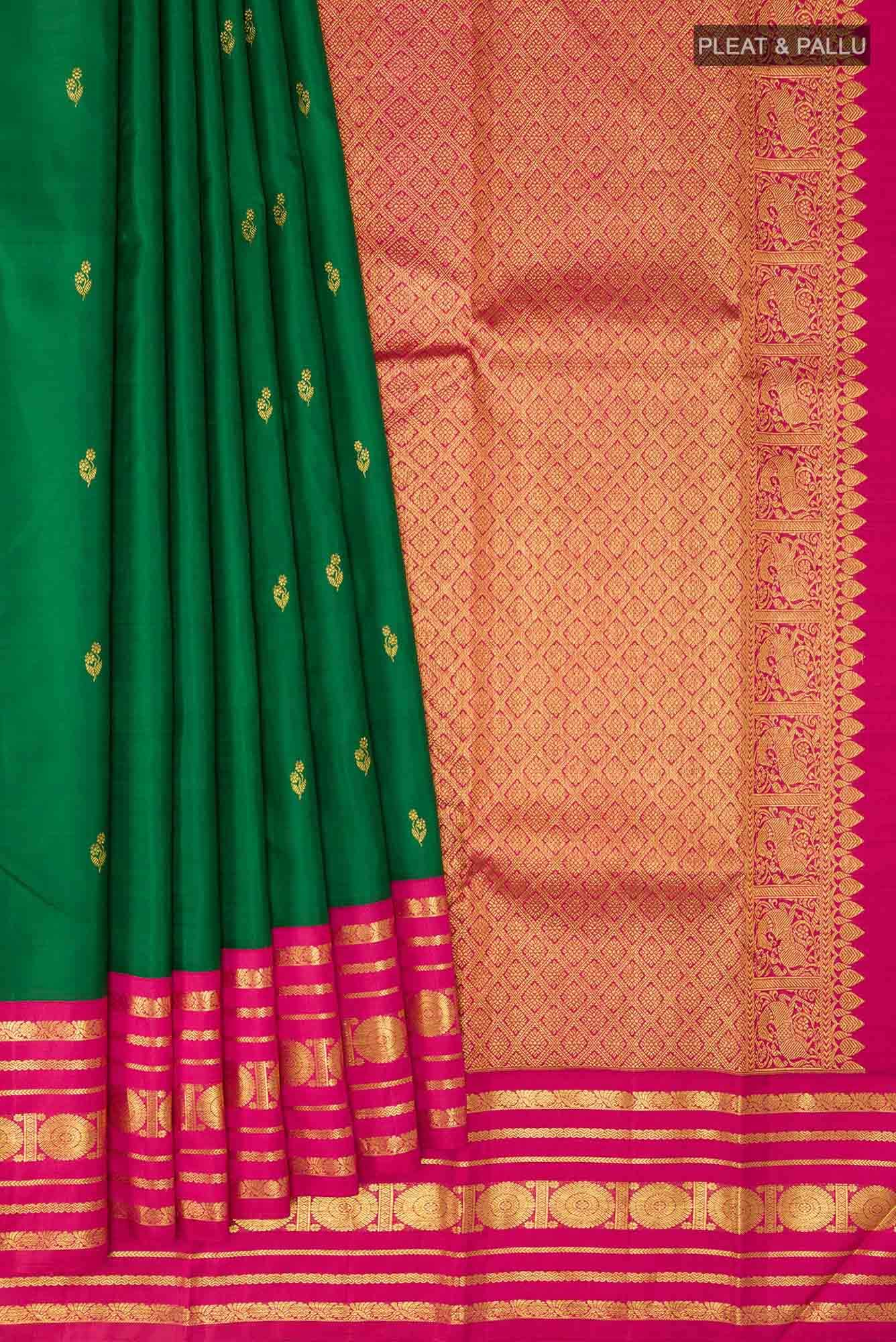 Green Kanchipuram Silk Saree