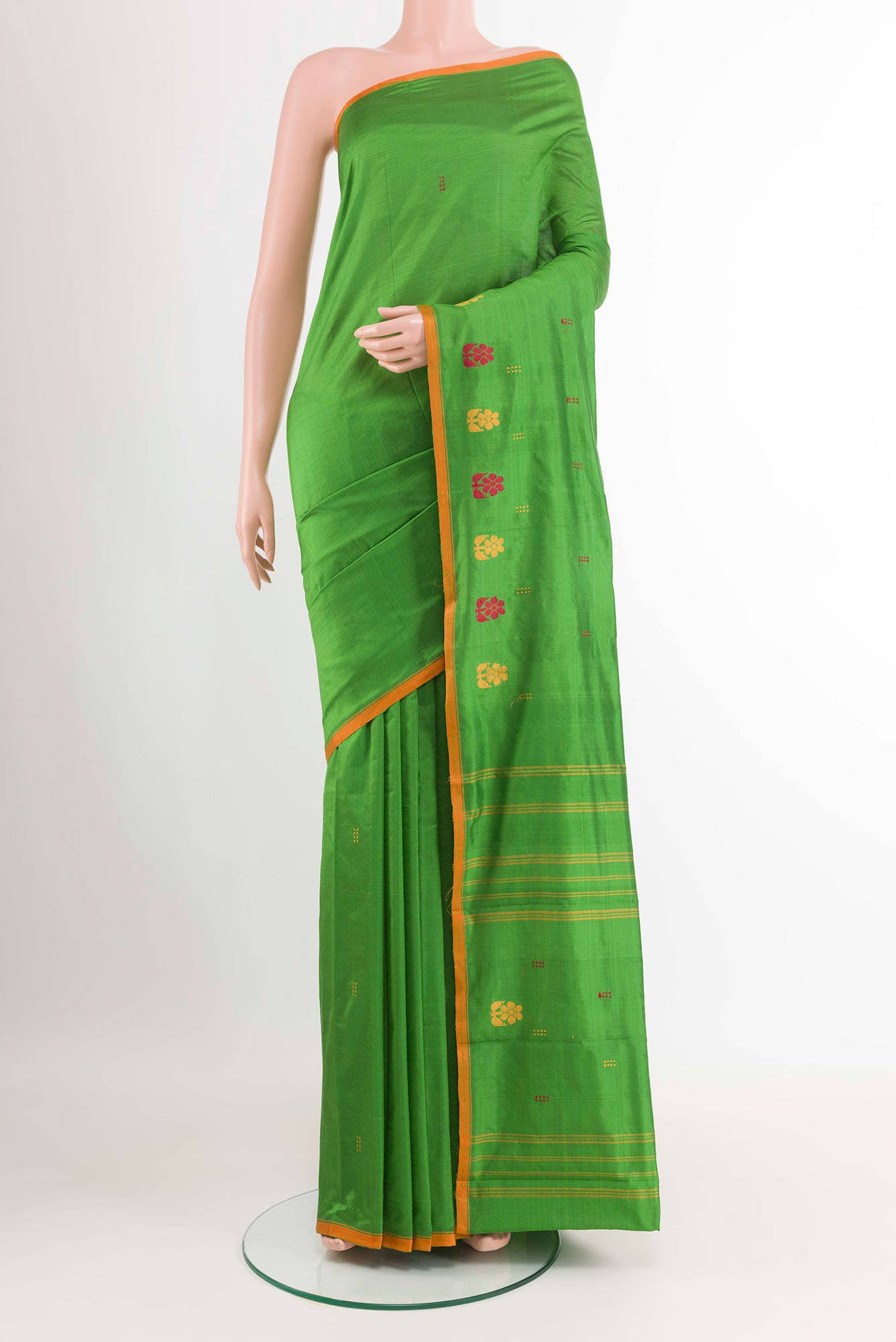Green Kanchipuram Silk Saree