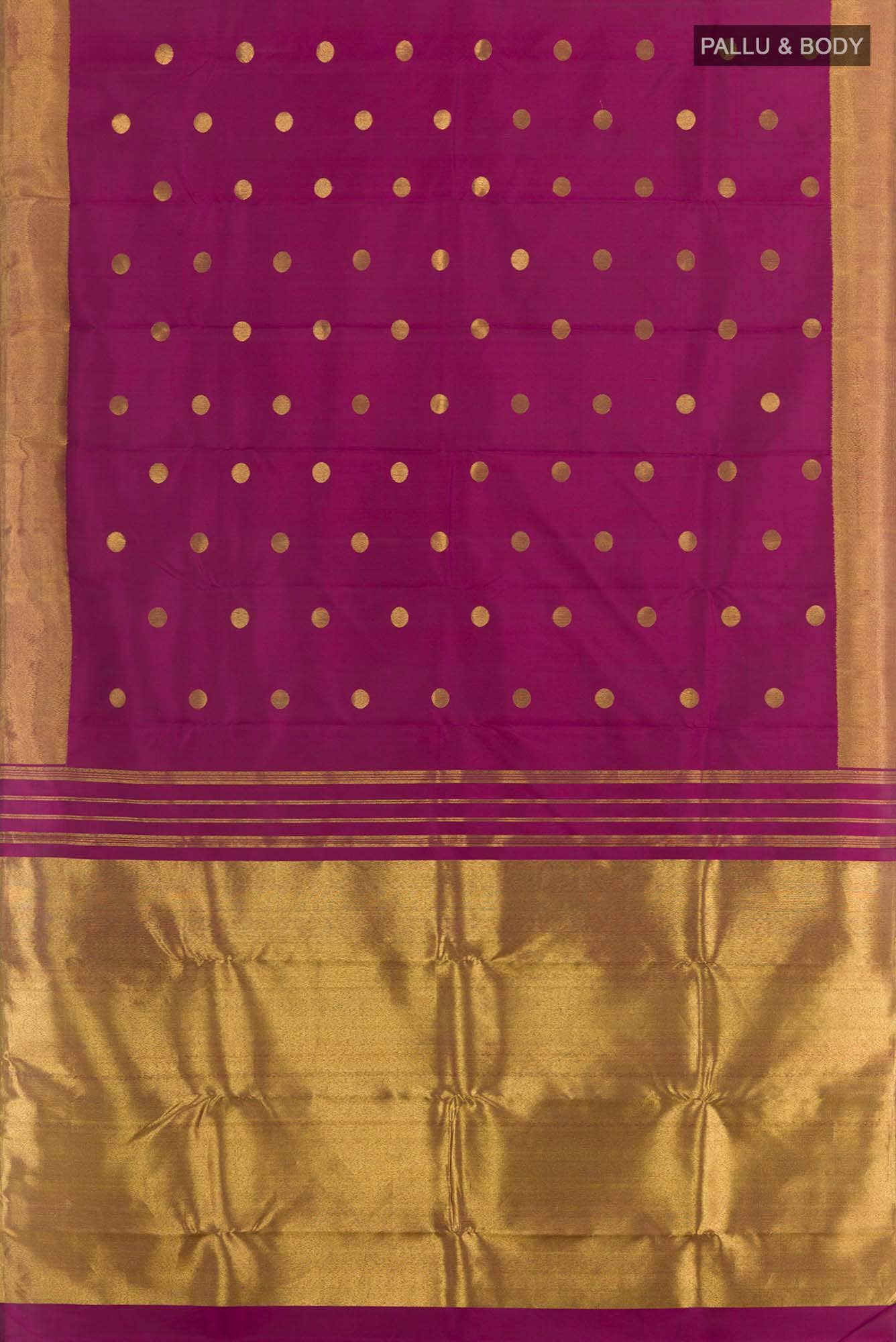 Purple Kanchipuram Silk Saree