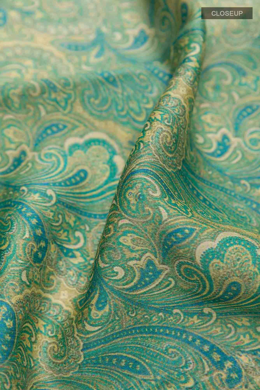 Sea Green Tussar Saree