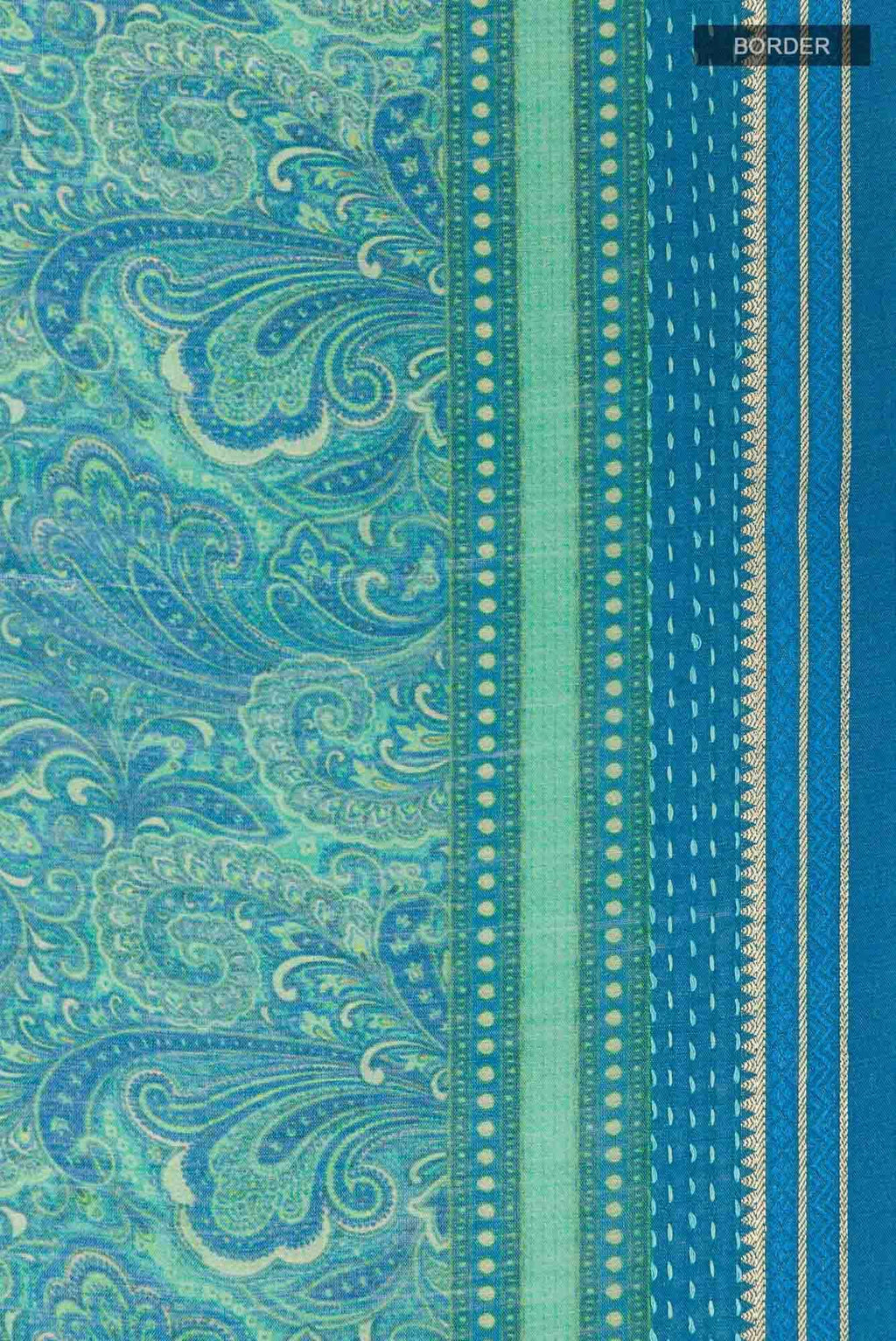 Sea Green Tussar Saree