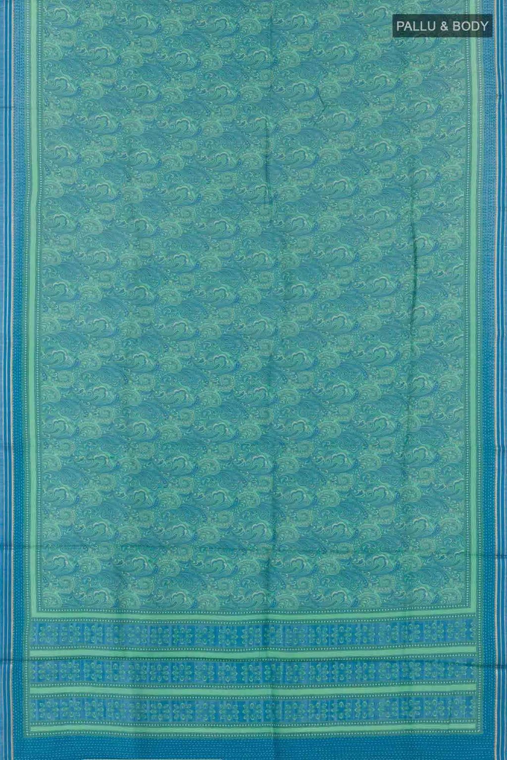 Sea Green Tussar Saree