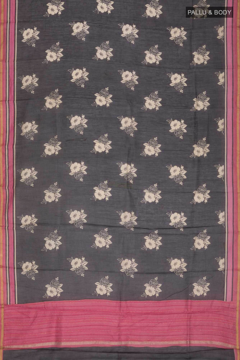 Black Silk Cotton Saree