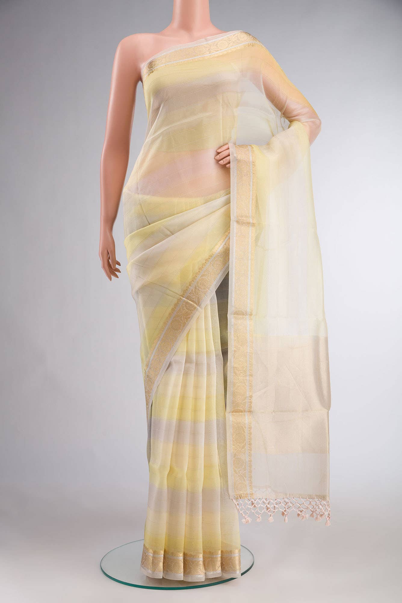 Multi Organza Silk Saree