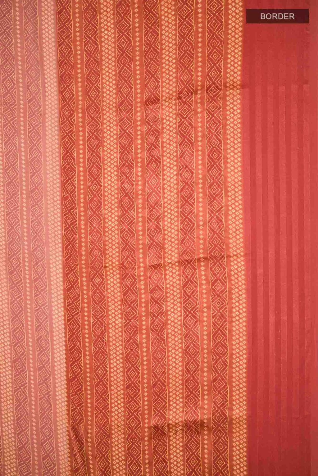 Rust Mysore Georgette Saree