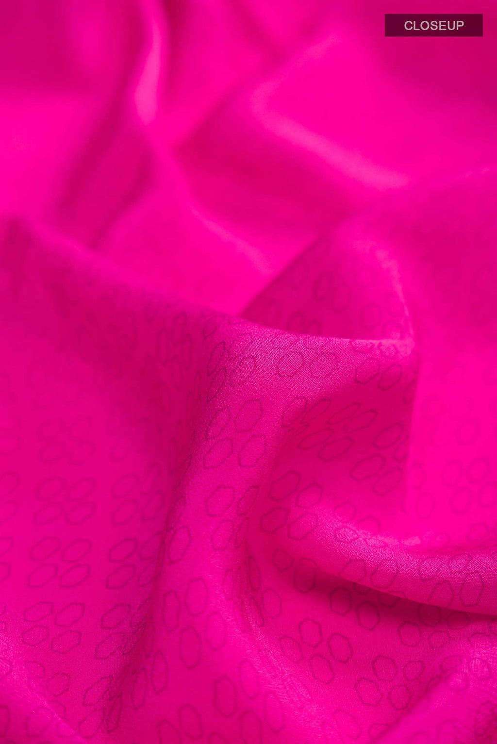Pink Mysore Crepe Saree