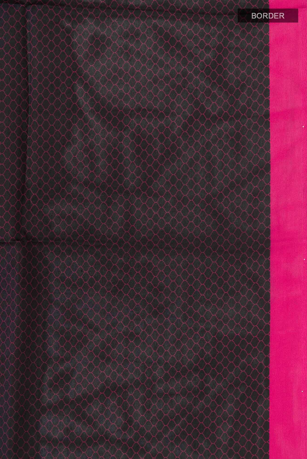 Black Printed Silk Saree