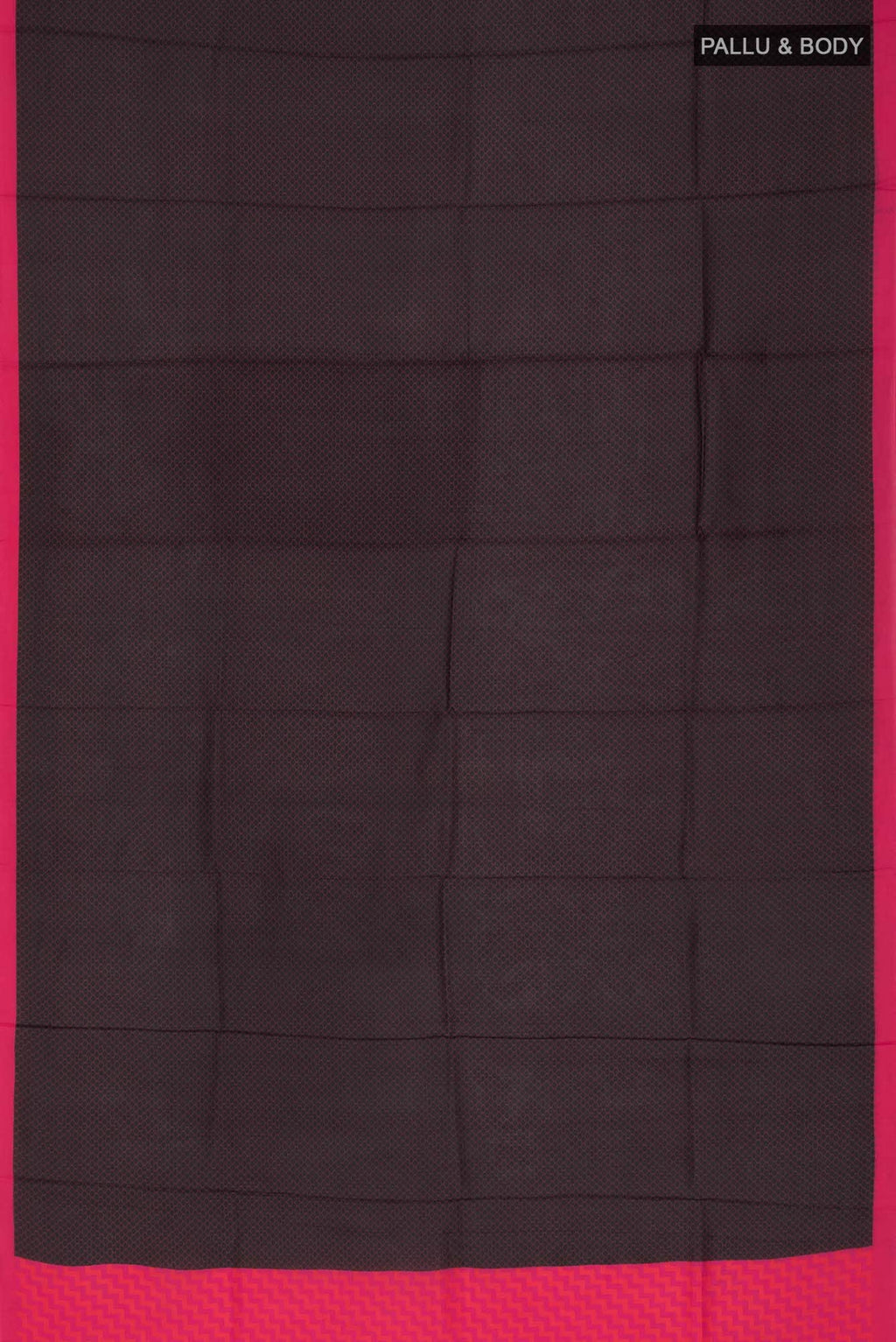 Black Printed Silk Saree
