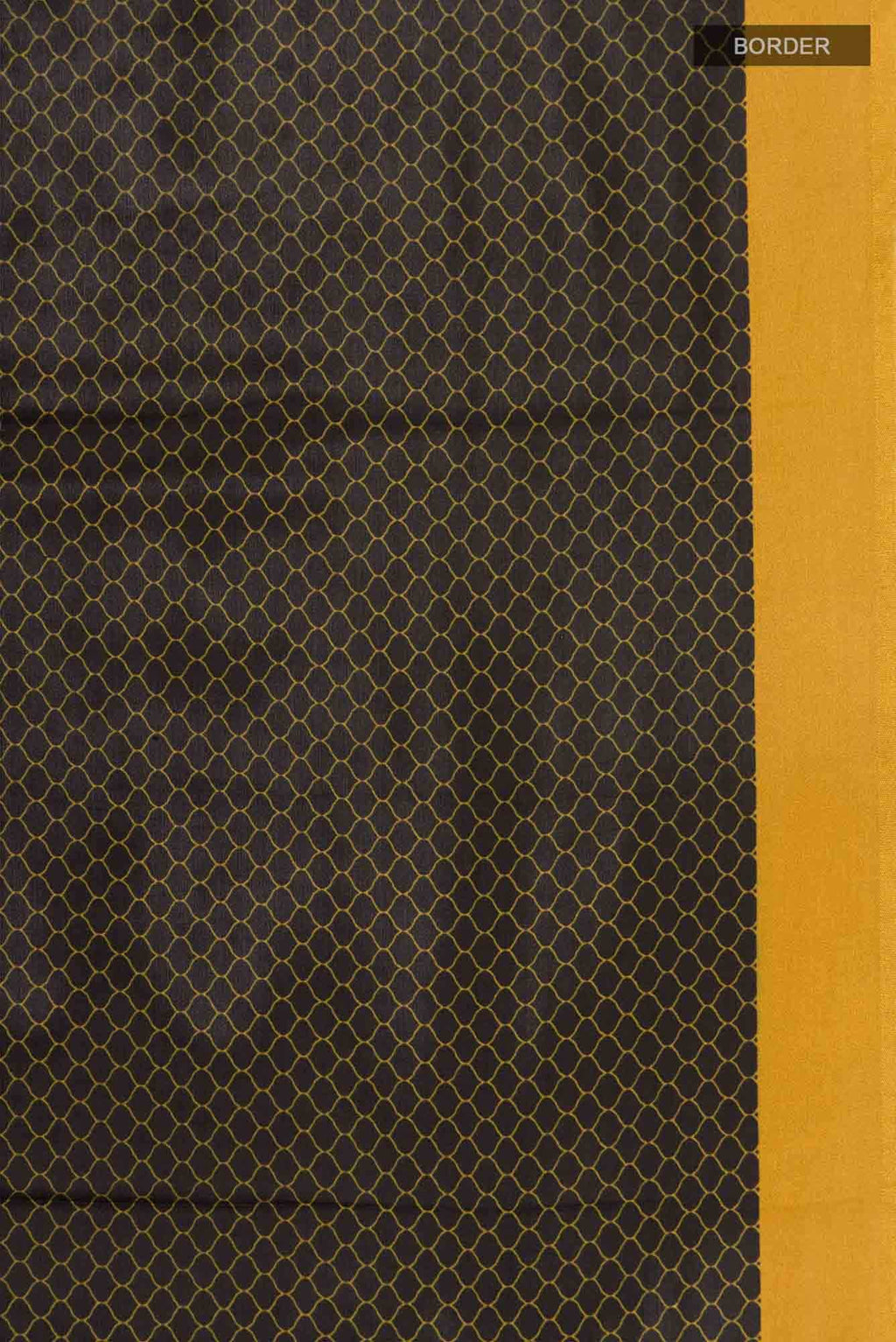 Black Printed Silk Saree