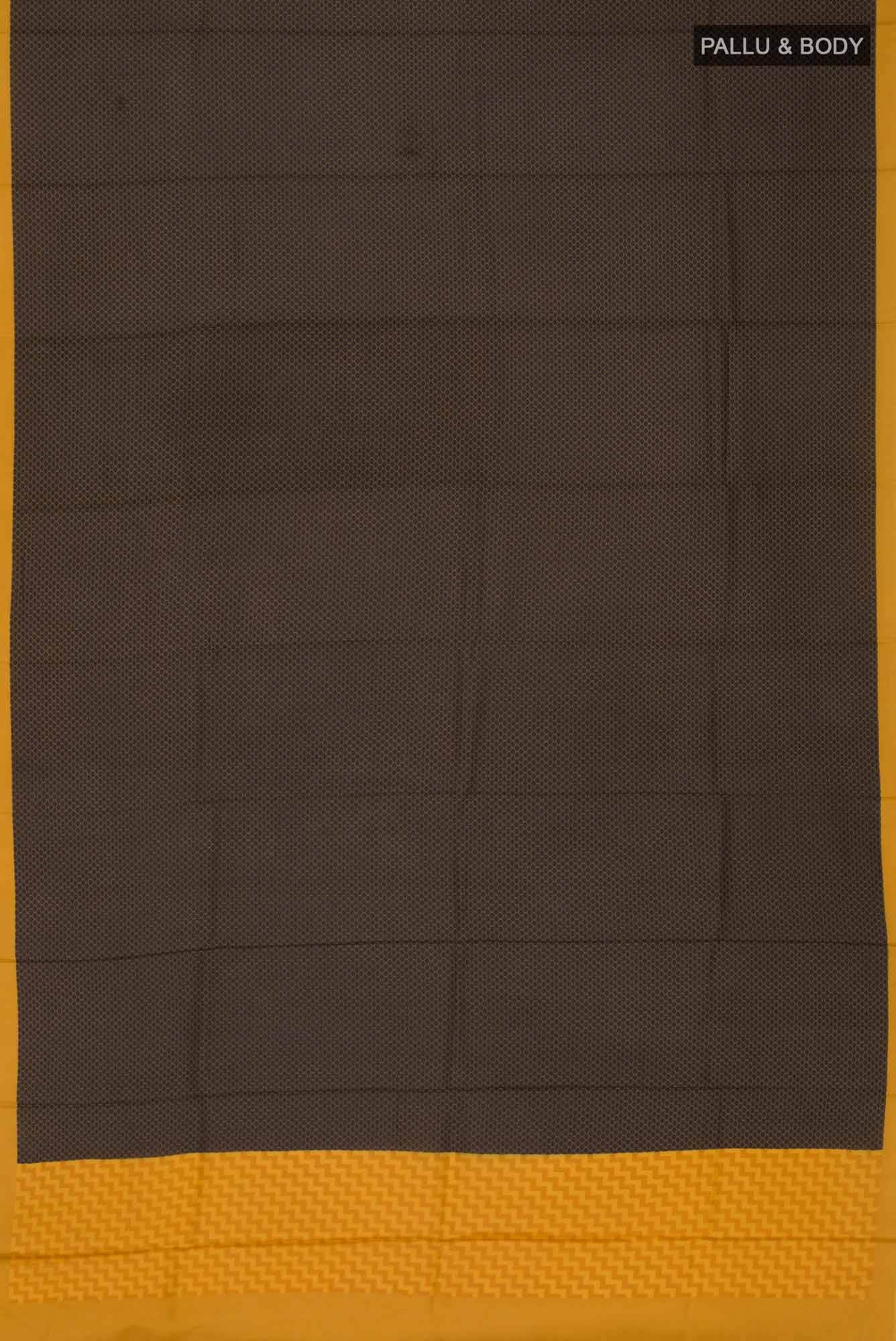Black Printed Silk Saree