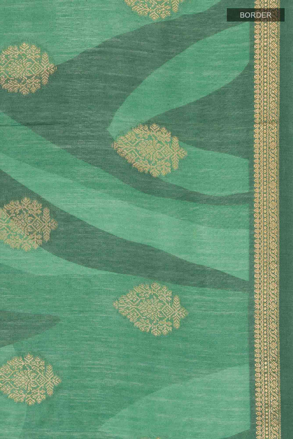 Green Bhagalpuri Tussar Silk Saree