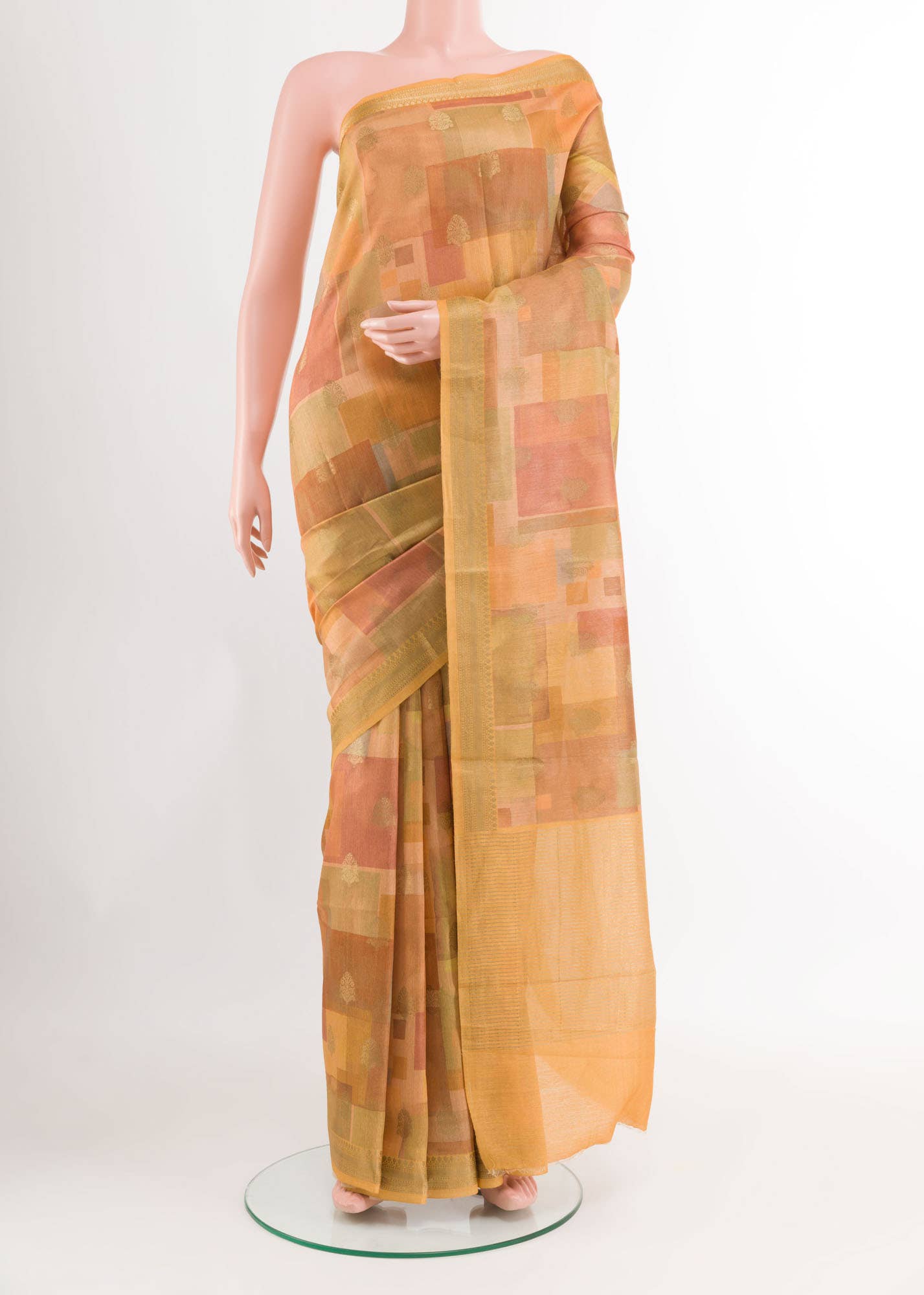 Multi Tussar Saree