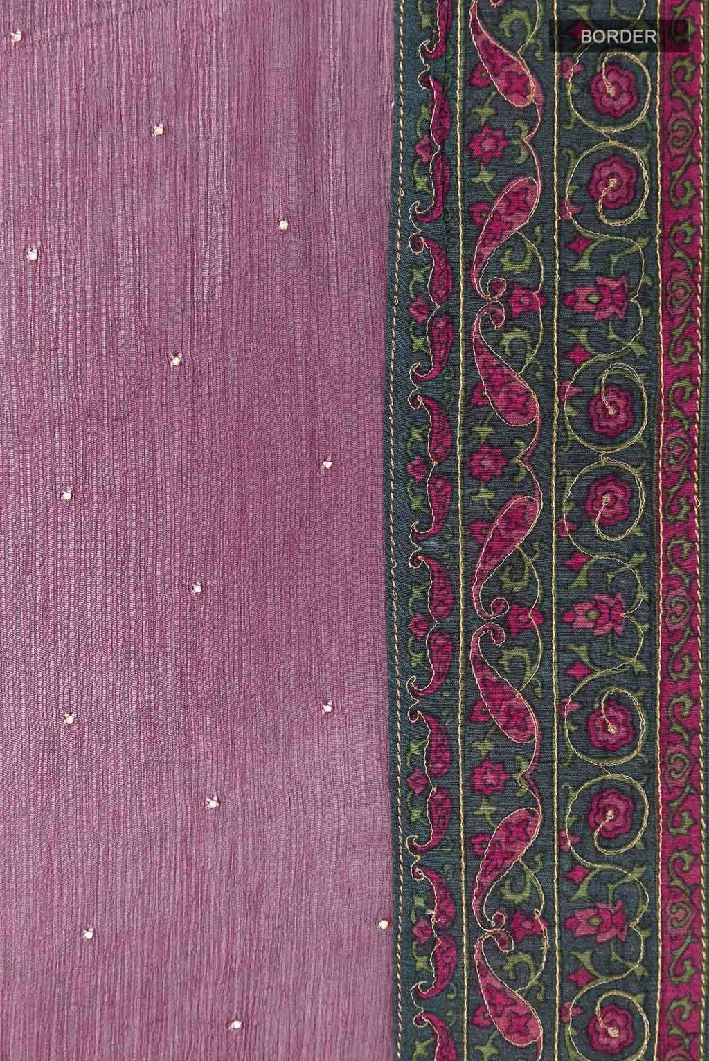 Purple Chiffon Saree