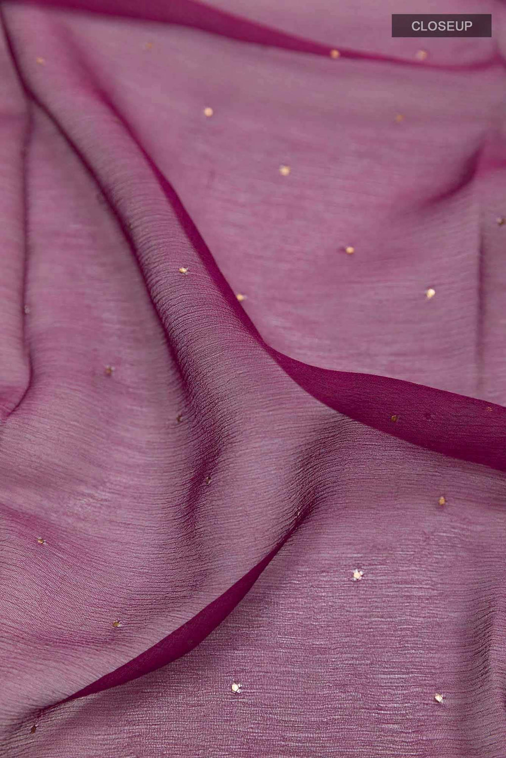 Purple Chiffon Saree
