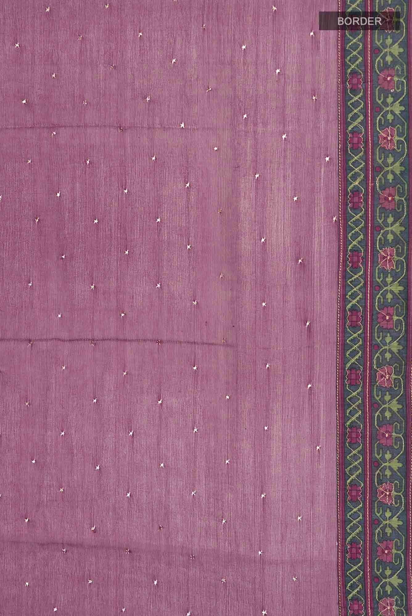 Magenta Chiffon Saree