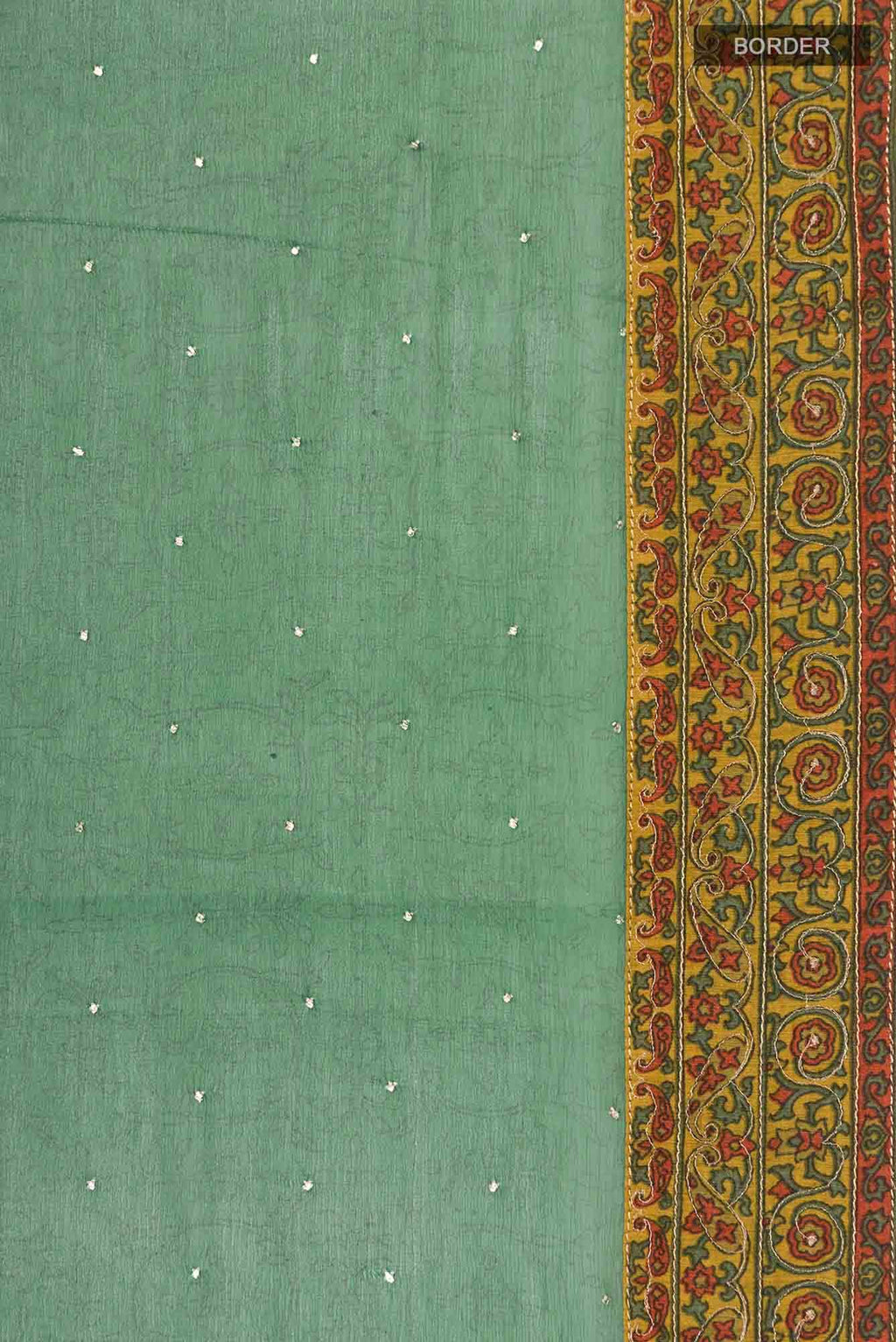 Green Mysore Chiffon Saree