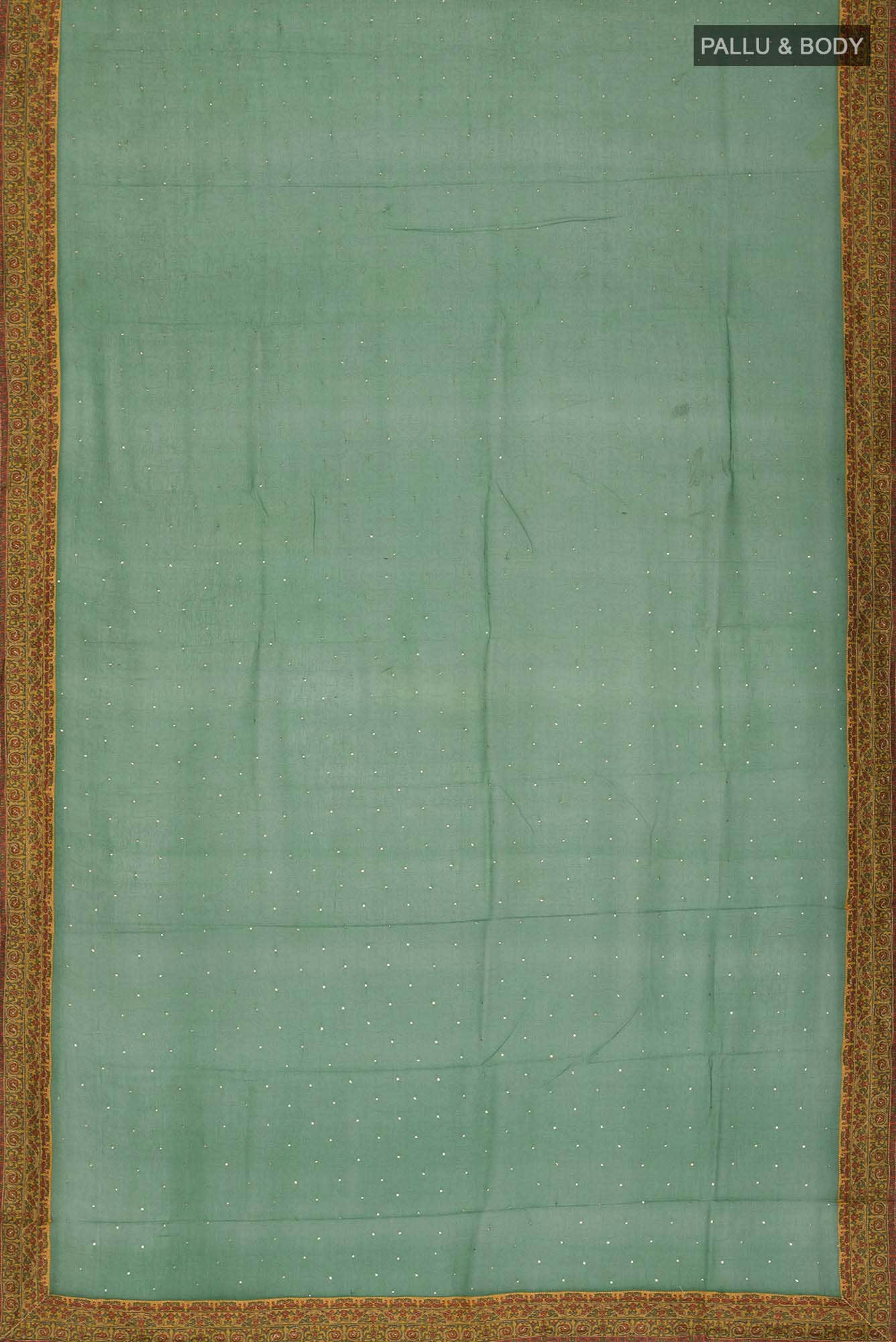 Green Mysore Chiffon Saree