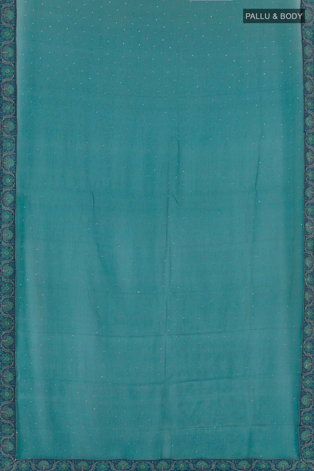 Green Chiffon Saree